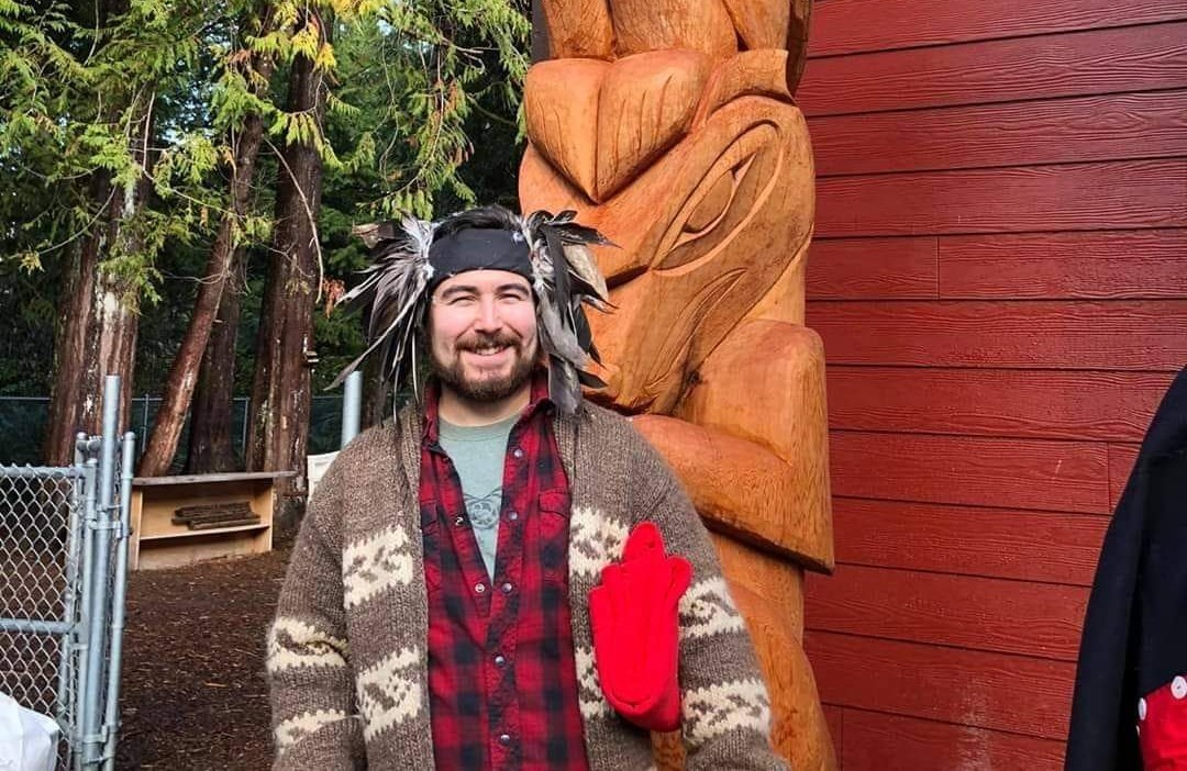 Jesse Recalma is working to revitalize not one, but two languages on Vancouver Island. Photo submitted by Jesse Recalma.